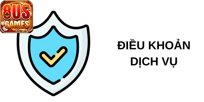 Giao diện điều khoản dịch vụ 8us rõ ràng và minh bạch
