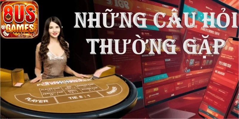 Giao diện trang câu hỏi thường gặp 8us trực quan dễ sử dụng