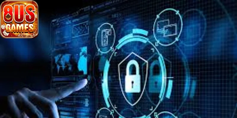 Hình ảnh giao diện chính sách bảo mật 8us trực quan và thân thiện.